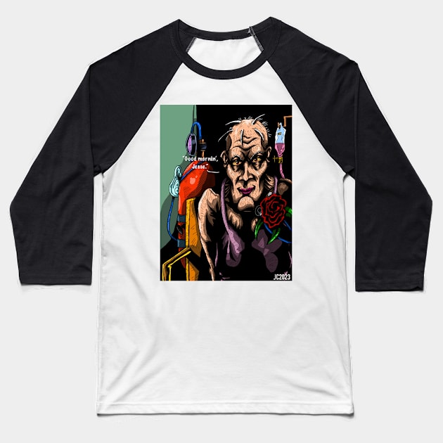 Preacher “Madame Marie L’Angelle” portrait (digital) Baseball T-Shirt by StagArtStudios